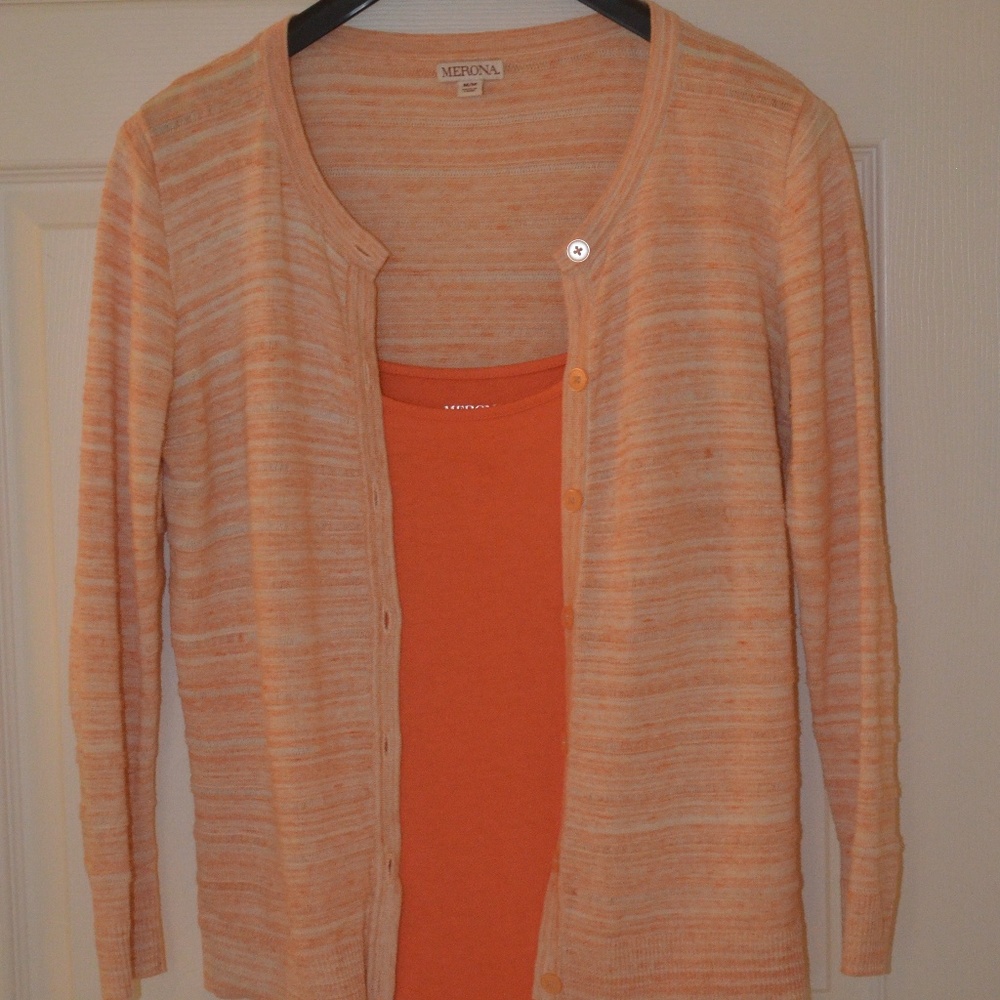 Merona camisole and cardigan set